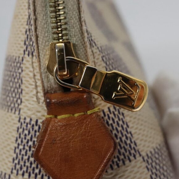 LOUIS VUITTON Damier Azur Pochette Cosmetic PM Pouch - Picture 13 of 16